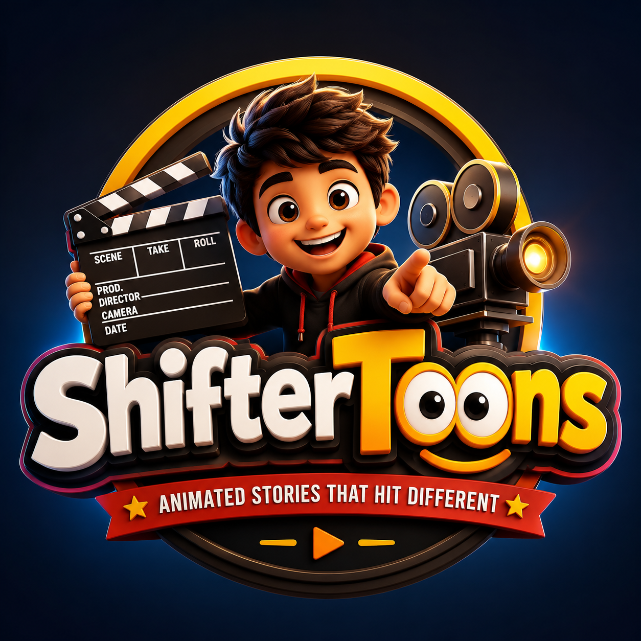 ShifterToons animated filmmaker logo